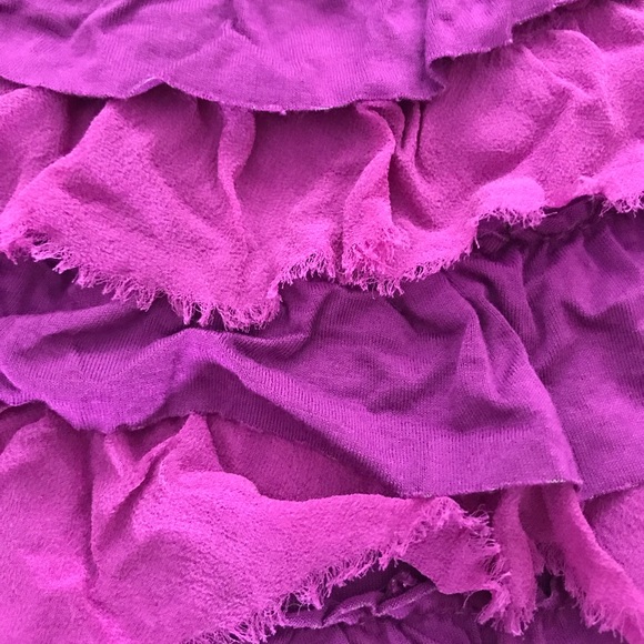 Silk Ruffled Racerback Tank - Picture 4 of 7